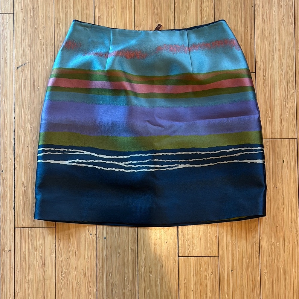 Ted Baker Blue Green Mini Pencil Skirt Resort Wear